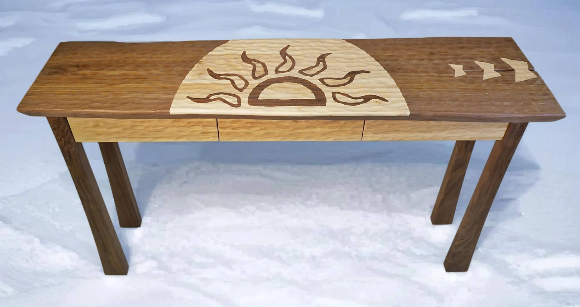 https://www.treeartisan.com/live-edge-walnut-hall-table.html