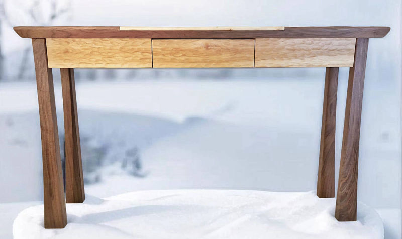 https://www.treeartisan.com/live-edge-walnut-hall-table.html